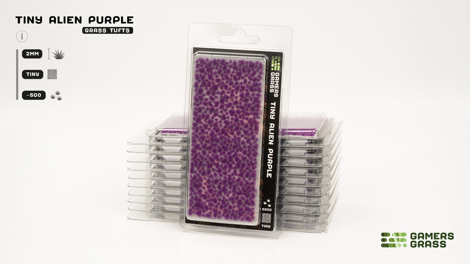 Gamers Grass: Alien Purple Tiny Tufts (2mm)