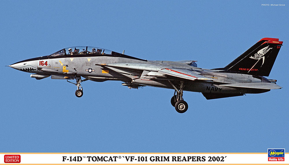 Hasegawa 1/72 F-14D Tomcat "VF-101 Grim Reapers 2002"