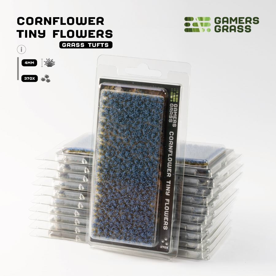 Gamers Grass: Cornflower Tiny Flowers