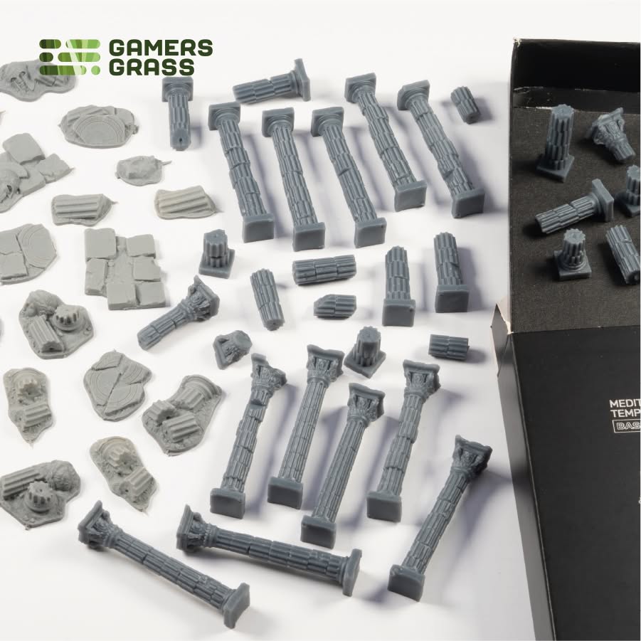 Gamers Grass: Mediterranean Temple Basing Box