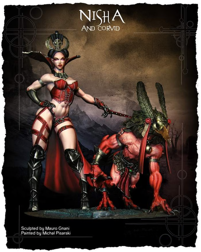 Nisha and Corvid (75mm)