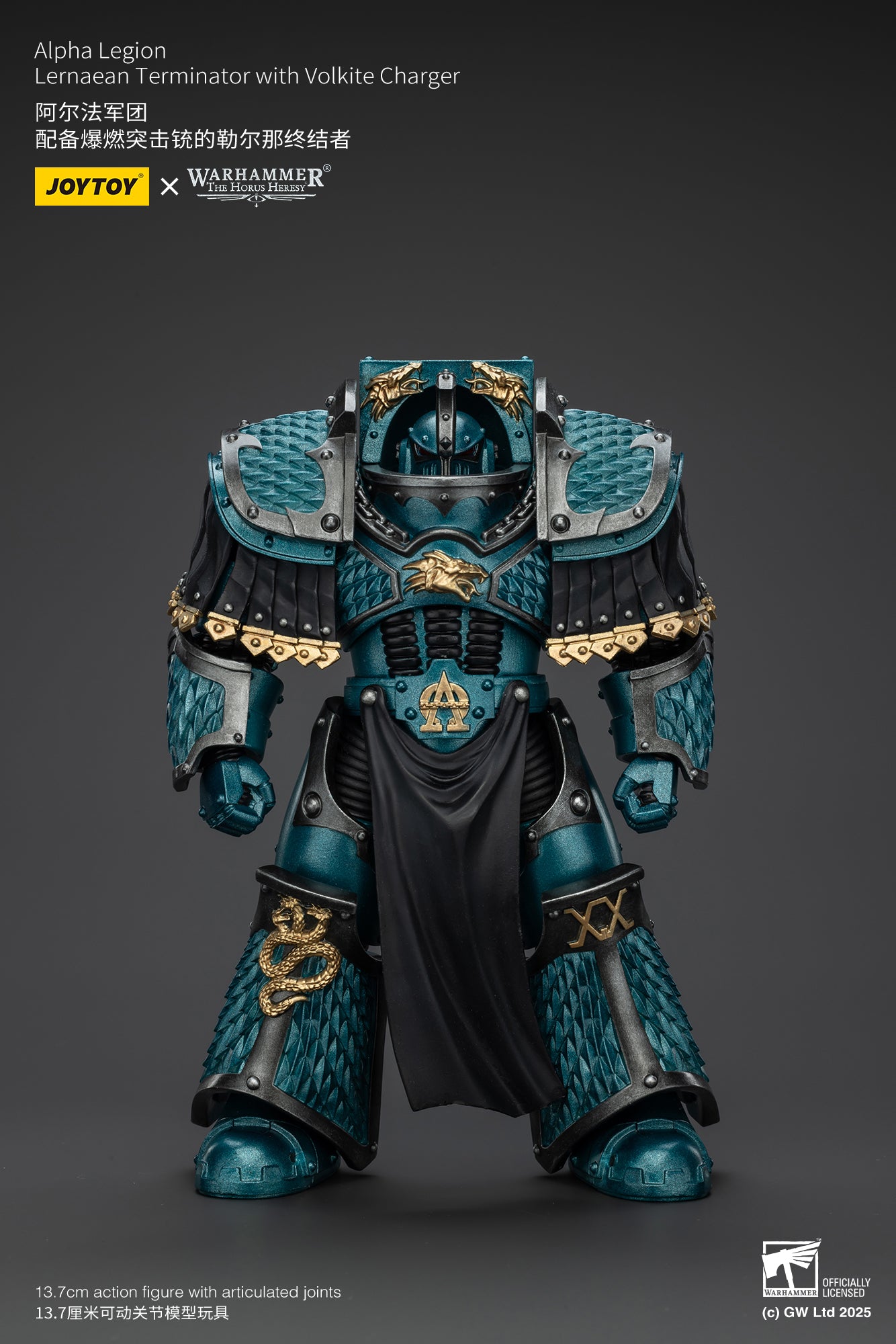 Joytoy: Alpha Legion Lernaean Terminator with Volkite Charger