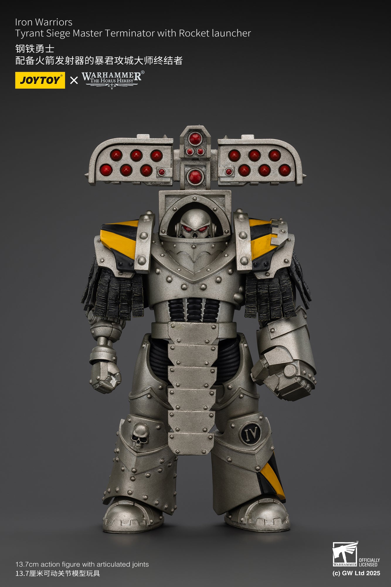 Joytoy: Iron Warriors Tyrant Siege Master Terminator with Rocket launcher