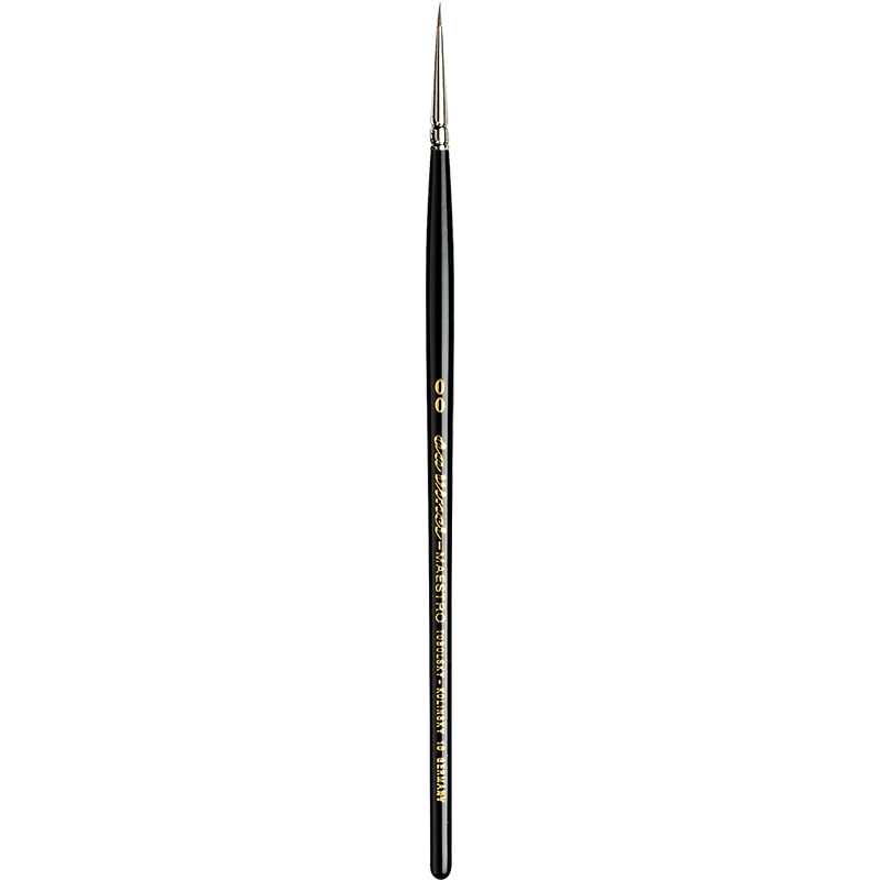 Da Vinci: Series 10 Maestro Kolinsky Sable Brush - Round, Short Handle