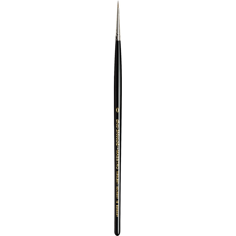 Da Vinci: Series 10 Maestro Kolinsky Sable Brush - Round, Short Handle