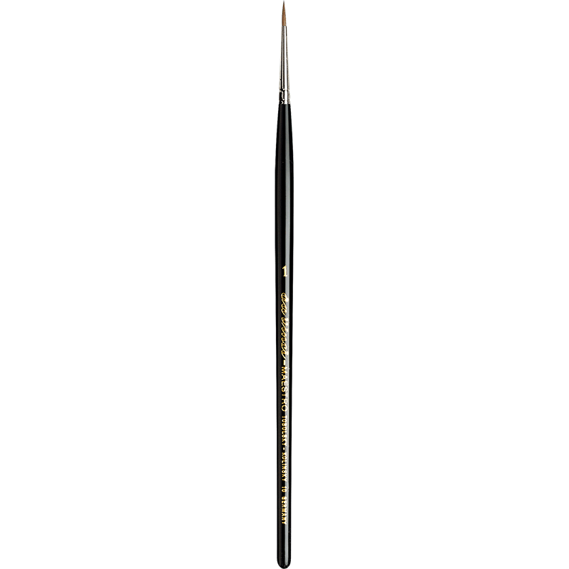 Da Vinci: Series 10 Maestro Kolinsky Sable Brush - Round, Short Handle