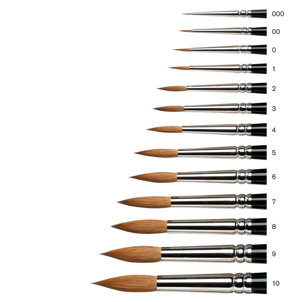 Winsor & Newton: Series 7 Kolinsky Sable Brushes - Round