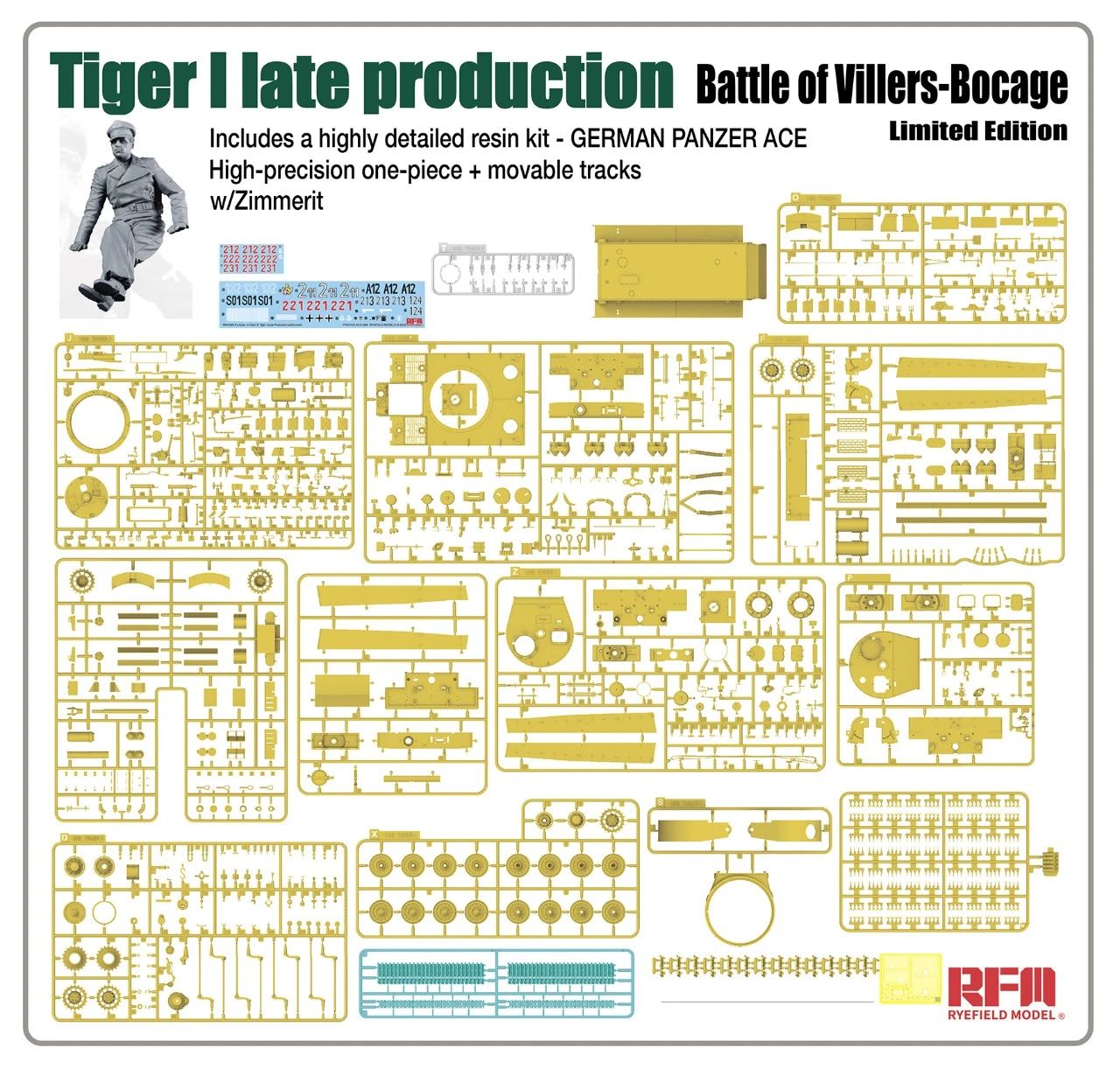 RFM: 1/35 Tiger 1 Late Production (Battle of Villers-Bocage)