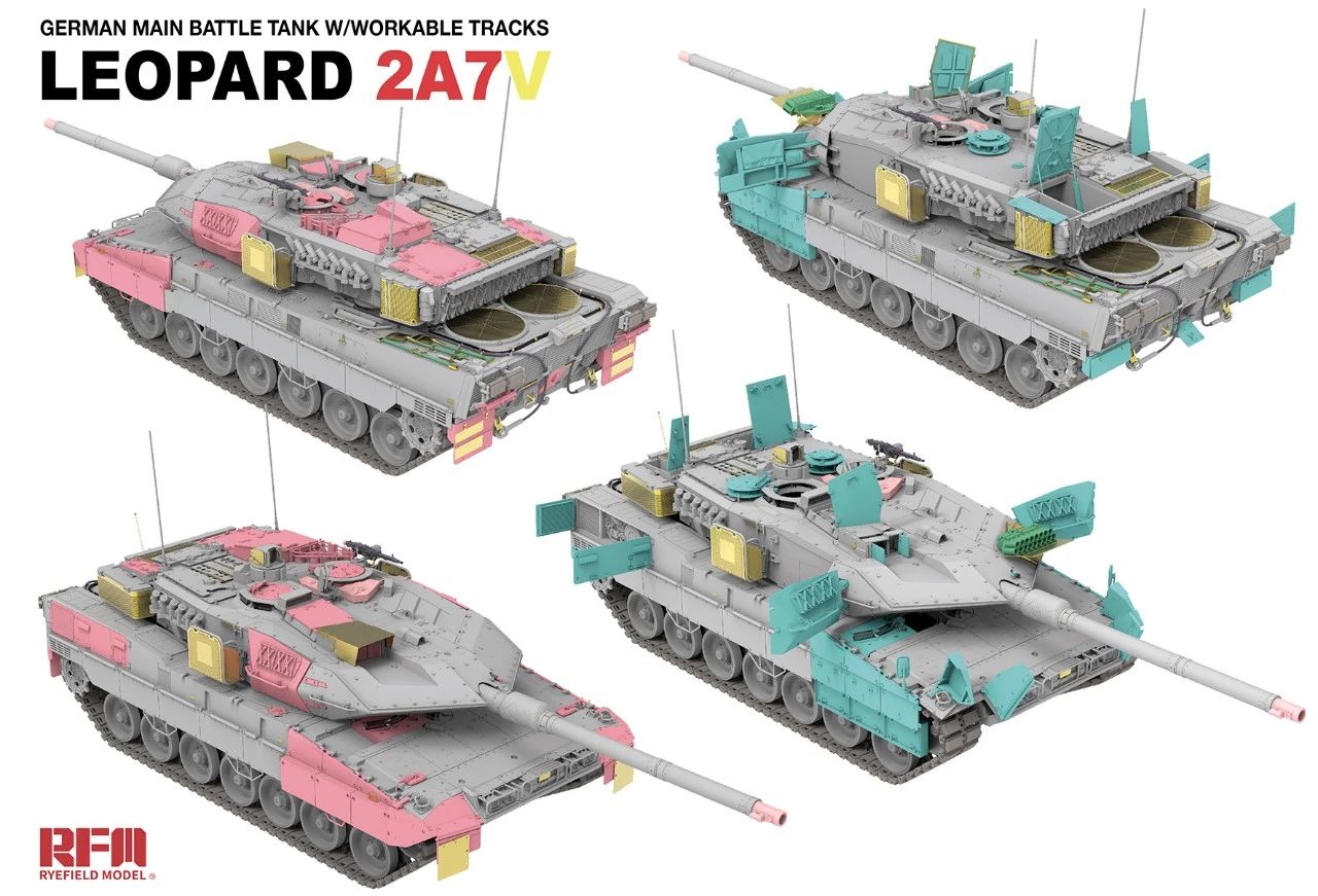 RFM: 1/35 German Main Battle Tank Leopard 2A7V