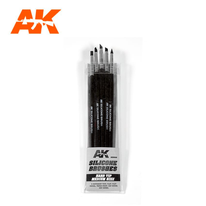 AK: Silicone Sculpting Brushes (5 Pack)