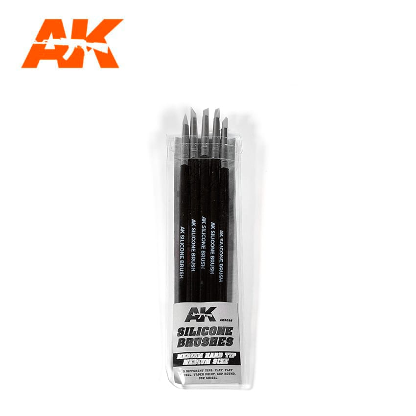 AK: Silicone Sculpting Brushes (5 Pack)