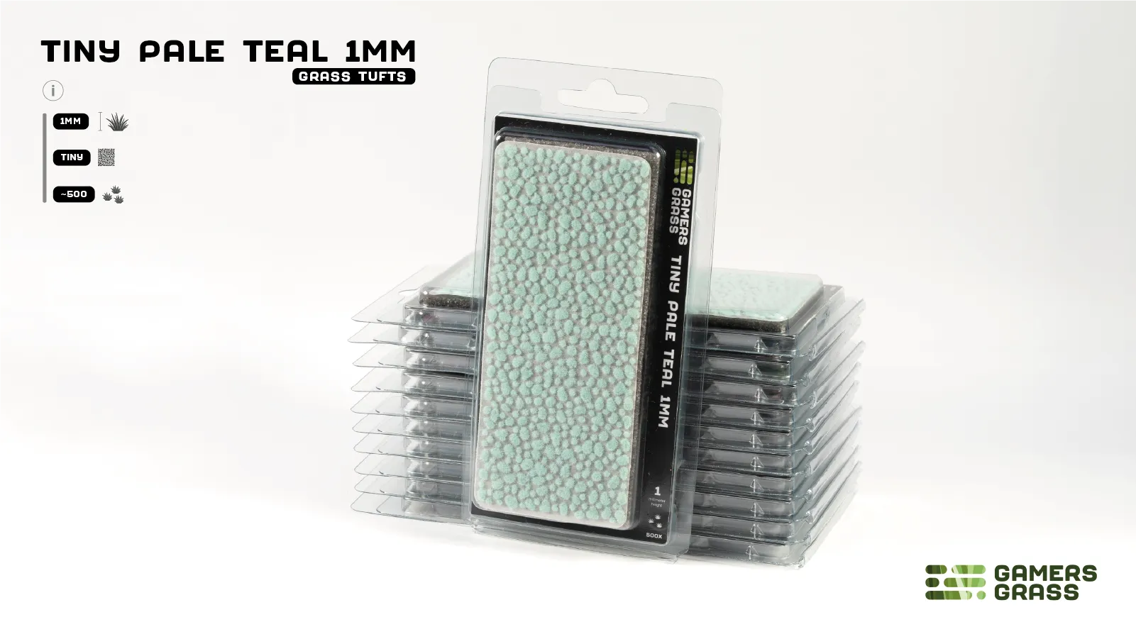 Gamers Grass: Tiny Pale Teal 1mm