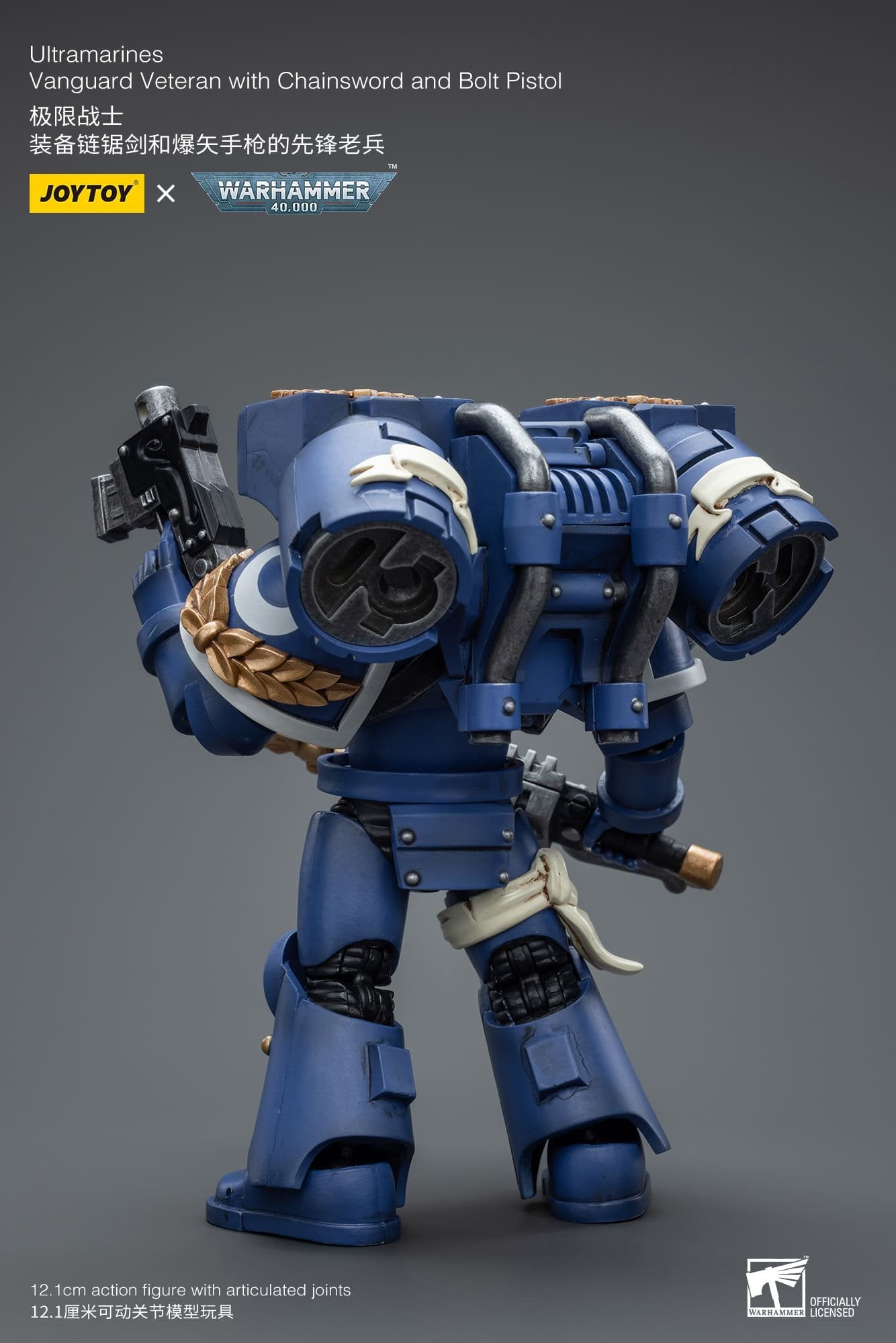 Joytoy: Ultramarines Vanguard Veteran with Chainsword and Bolt Pistol