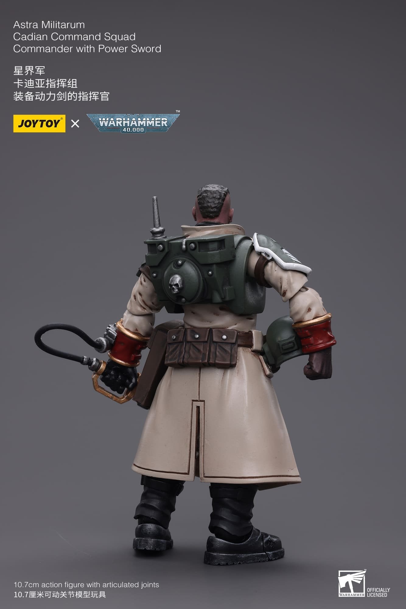 Joytoy: Astra Militarum Cadian Command Squad Commander with Power Sword