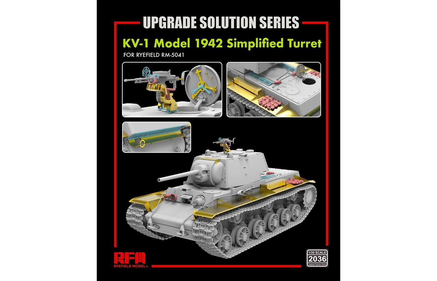 RFM: 1/35 KV-1 Model 1942 Simplified Turret UPGRADE SOLUTION