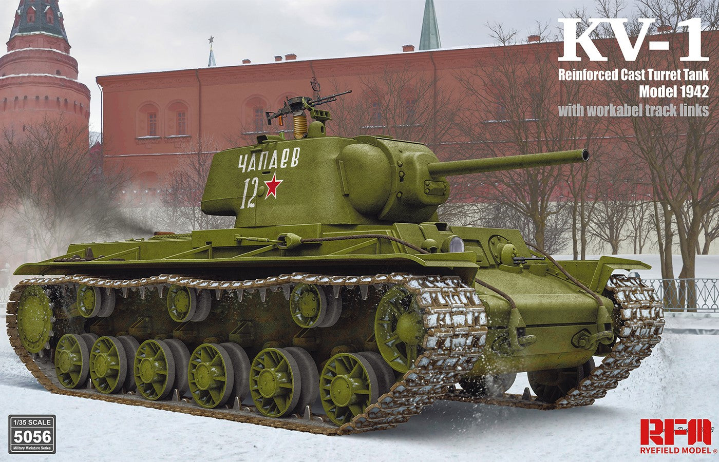 RFM: 1/35 KV-1 Reinforced Cast Turret Tank Model 1942