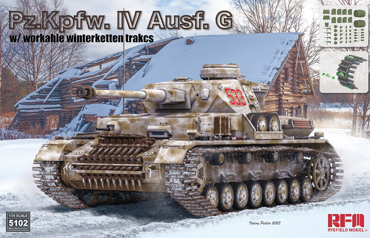 RFM: 1/35 Pz.Kpfw.IV Ausf.G w/Winterketten
