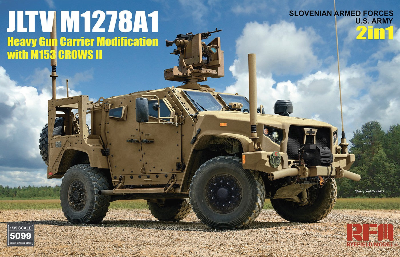 RFM: 1/35 JLTV M1278A1 Heavy Gun Carrier Modification with M153 CROWS II