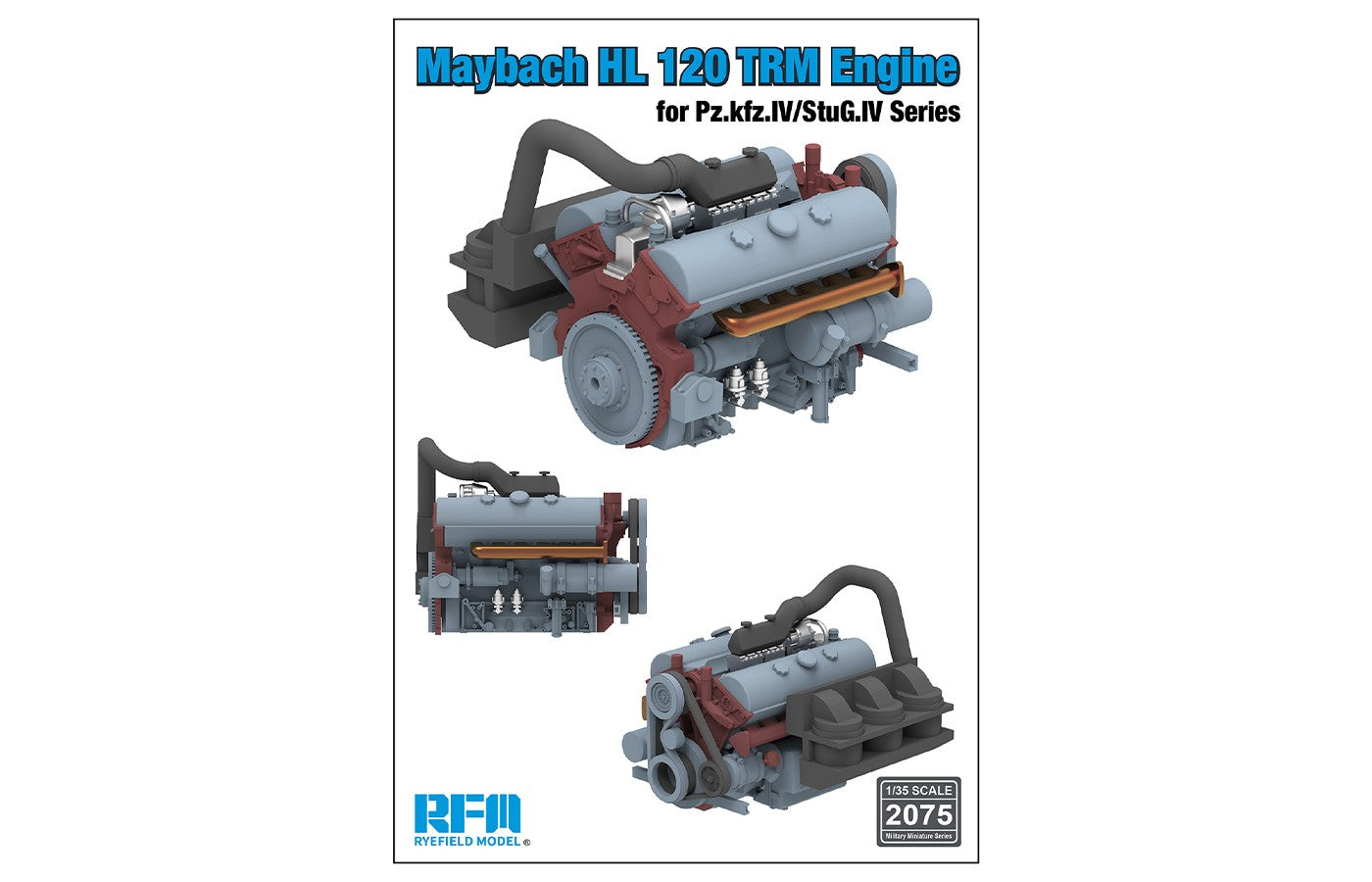 RFM: 1/35 Maybach HL 120 TRM Engine for Pz.kfz.IV/StuG.IV Series