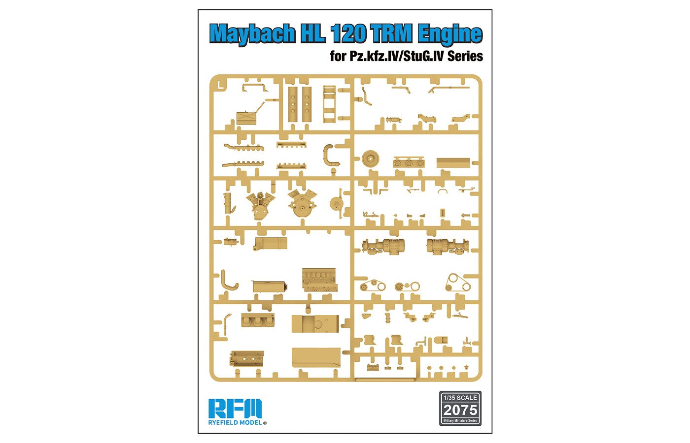 RFM: 1/35 Maybach HL 120 TRM Engine for Pz.kfz.IV/StuG.IV Series
