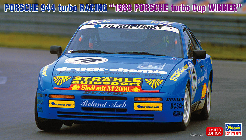 Hasegawa 1/24 Porsche 944 Turbo Racing 1988 Porsche Turbo Cup Winner