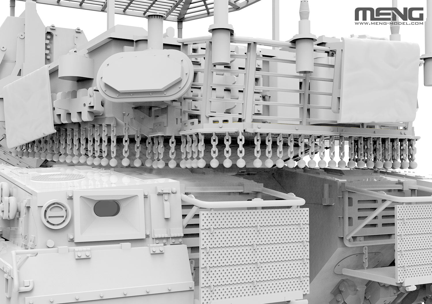 Meng: 1/35 Merkava Mk.4M w/Roof-Mounted Slat Armor