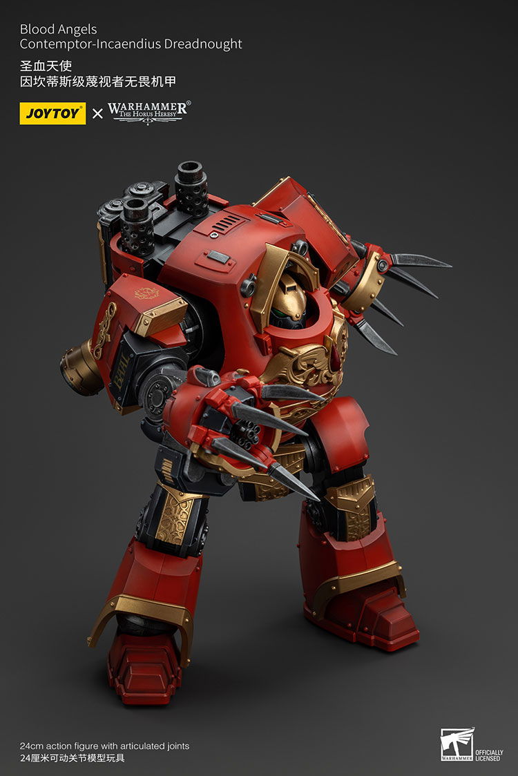 Joytoy: Blood Angels Contemptor-Incaendius Dreadnought