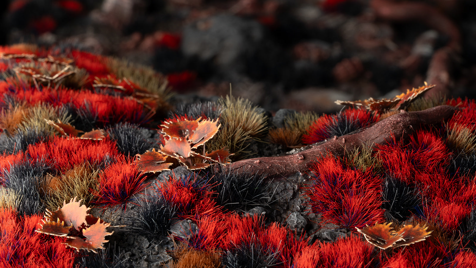 Gamers Grass: Alien Blood Moon Wild Tufts (6mm)