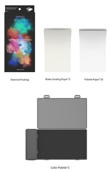 DSPIAE: Moisture-Retaining Wet Palette for Acrylic Paints