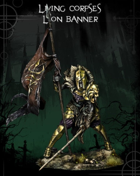 Living Corpse Lion Bannerman (38mm)
