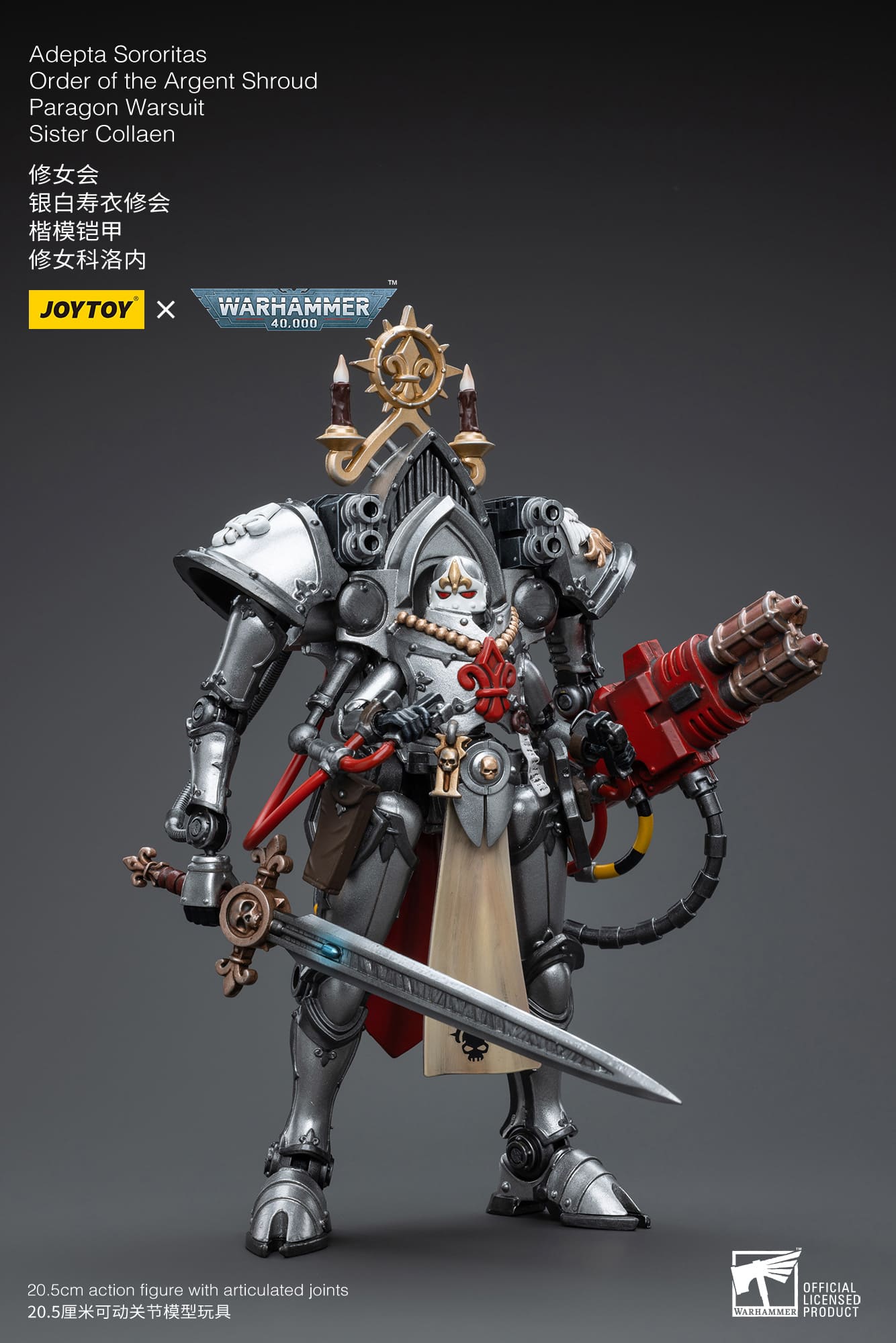 Joytoy: Adepta Sororitas Battle Sisters Order of the Argent Shroud Paragon Warsuit Sister Collaen