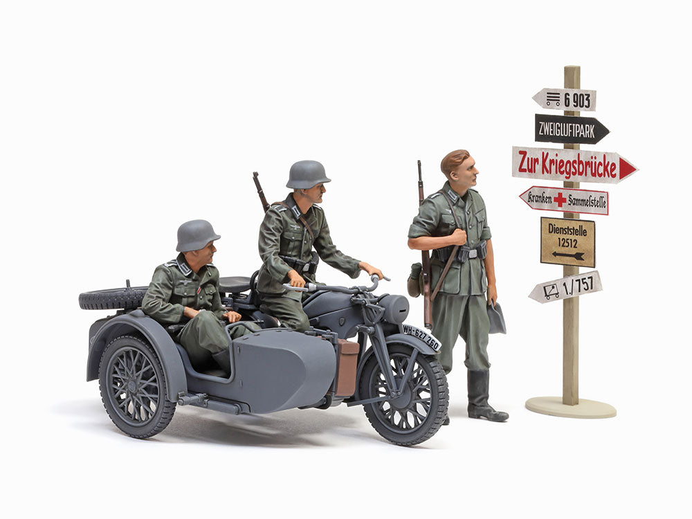 Tamiya: 1/35 German KS600 Motorcycle & Sidecar