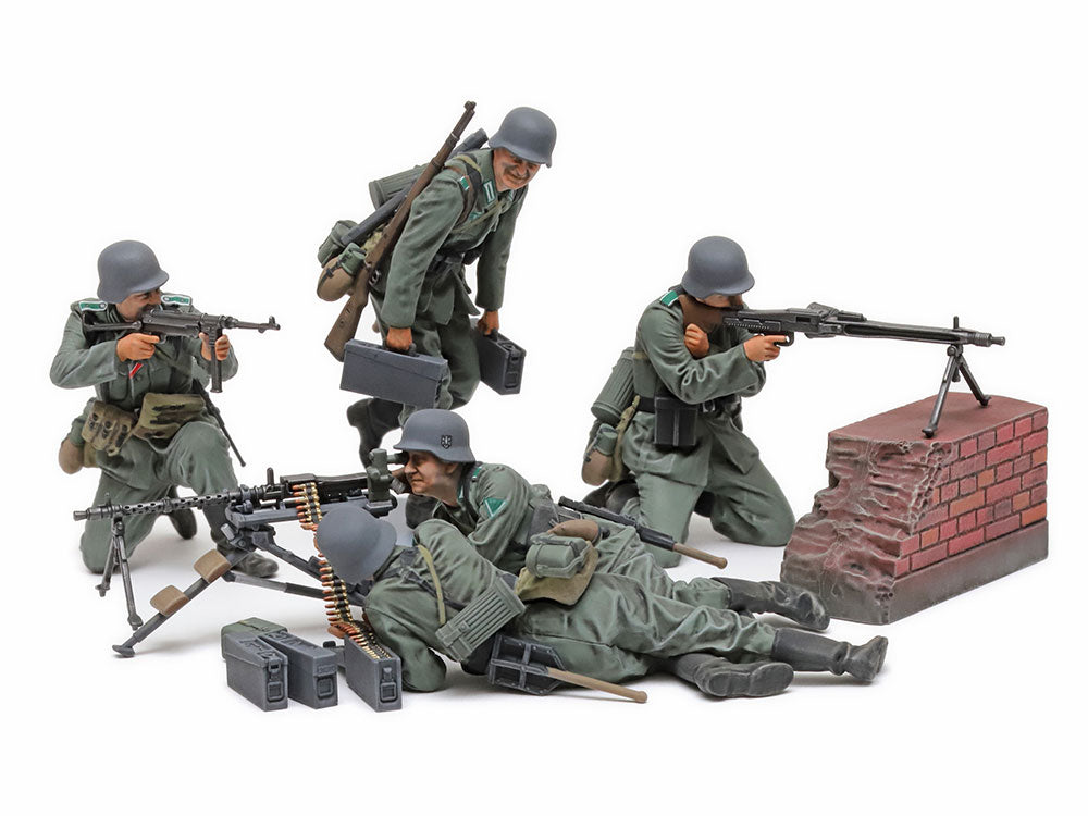Tamiya: 1/35 German Machine Gun Team Set (Mid-WWII)