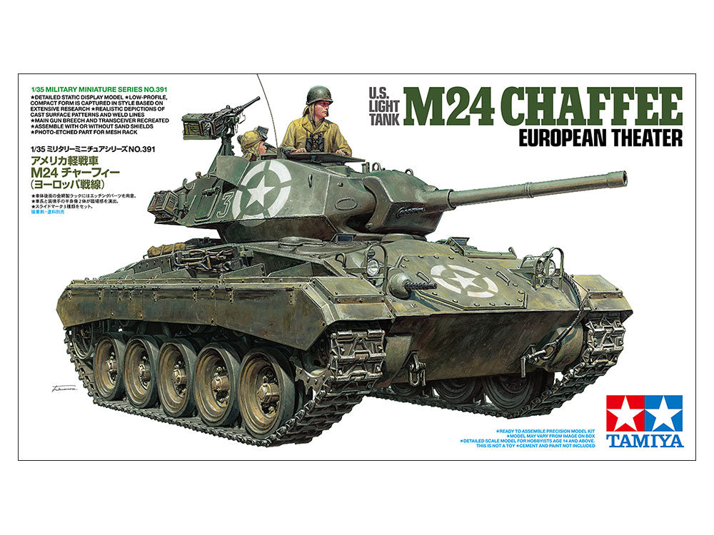 Tamiya: 1/35 U.S. Light Tank M24 Chaffee European Theater