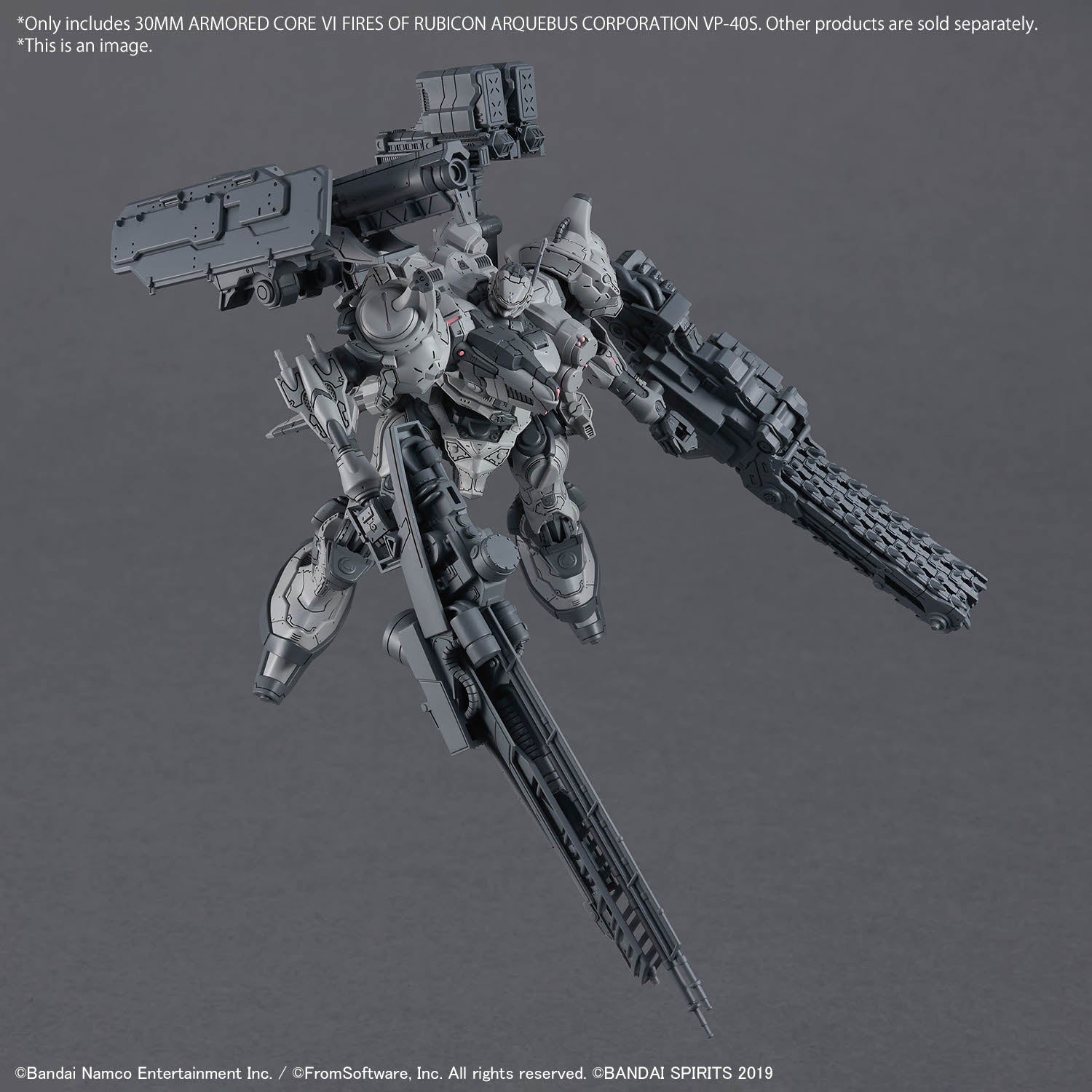 30MM Armored Core VI Fires Of Rubicon Arquebus Corporation VP-40S