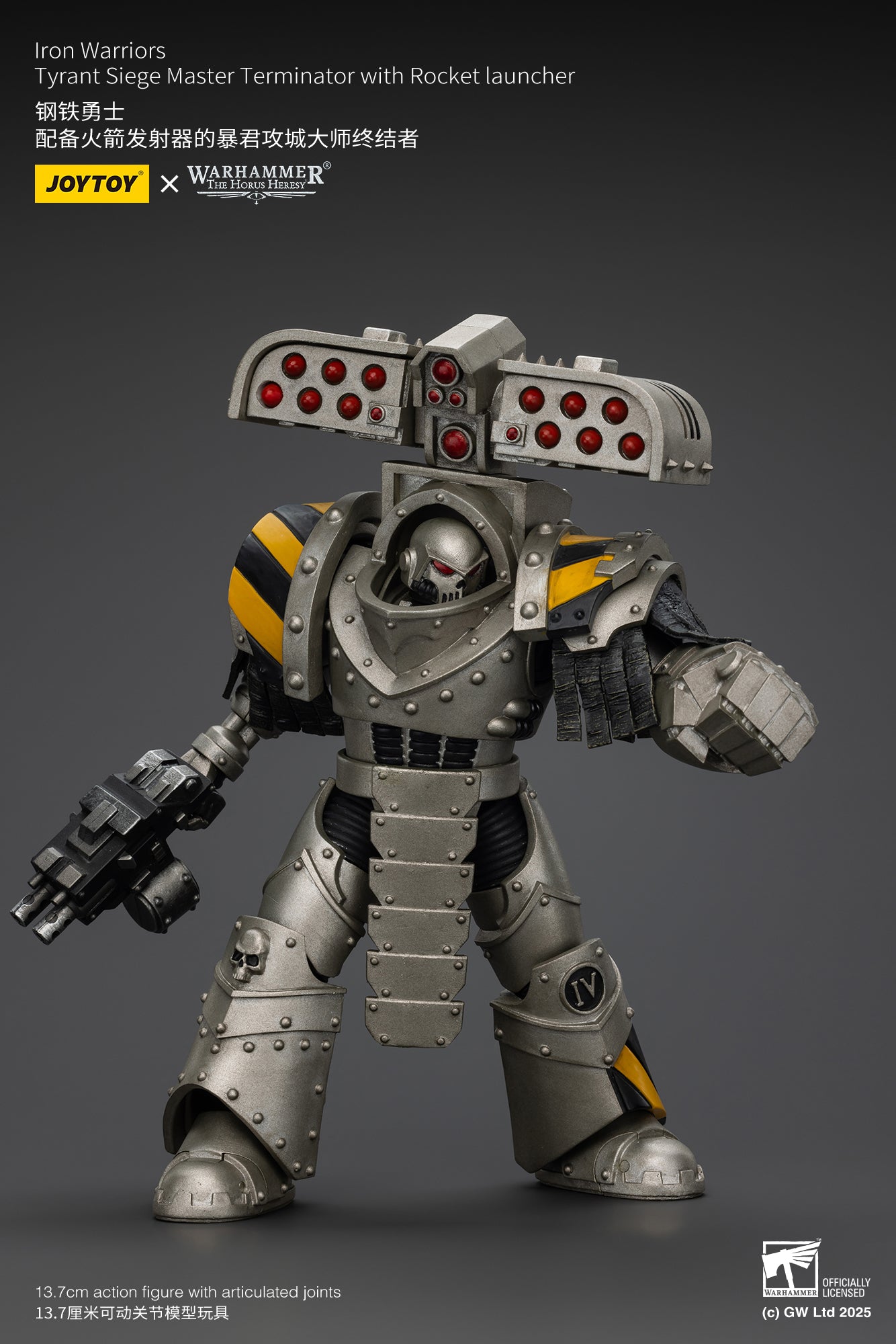 Joytoy: Iron Warriors Tyrant Siege Master Terminator with Rocket launcher