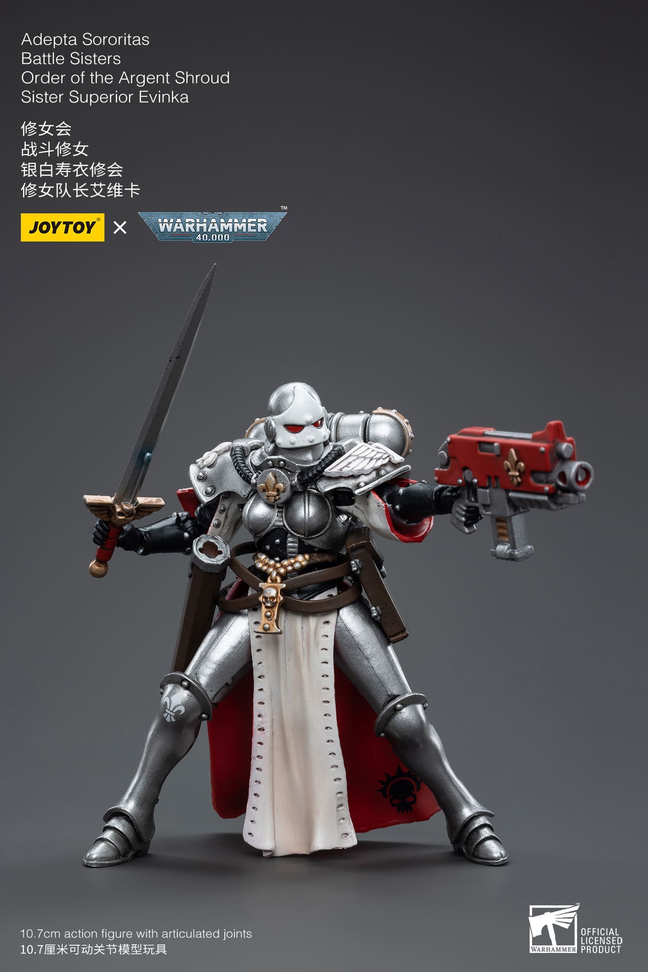 Joytoy: Adepta Sororitas Battle Sisters Order of the Argent Shroud Sister Superior Evinka