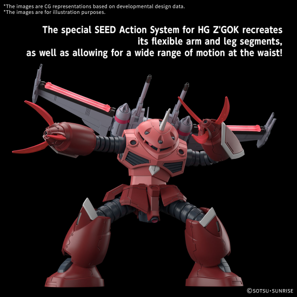 HG #260 Z'Gok (Mobile Suit Gundam SEED FREEDOM Ver.)