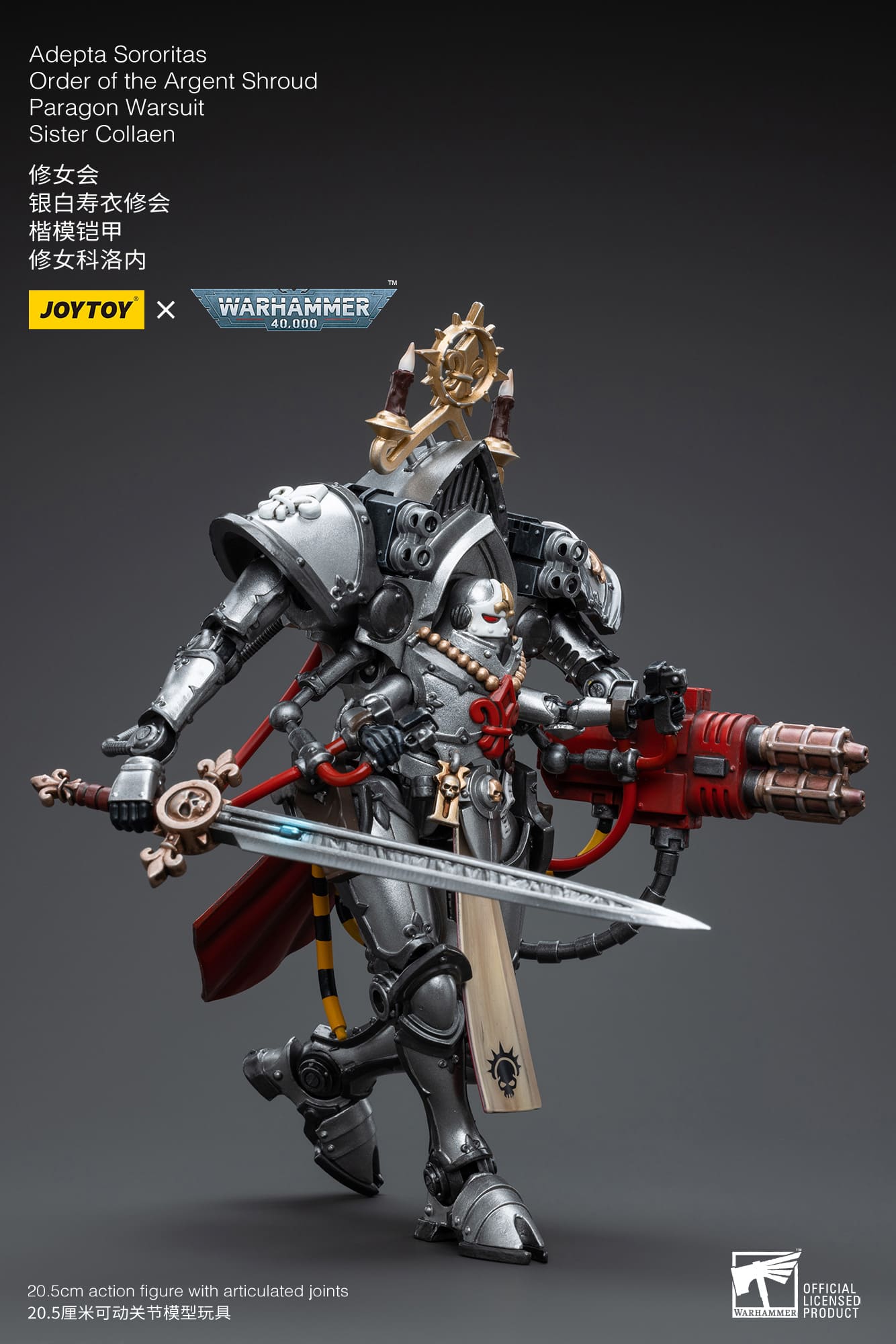 Joytoy: Adepta Sororitas Battle Sisters Order of the Argent Shroud Paragon Warsuit Sister Collaen