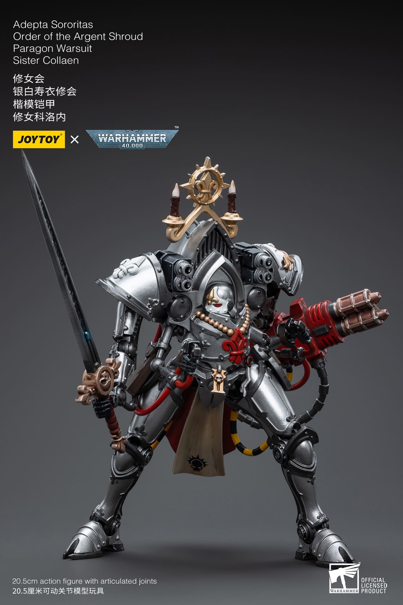Joytoy: Adepta Sororitas Battle Sisters Order of the Argent Shroud Paragon Warsuit Sister Collaen