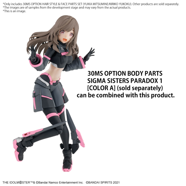 30MS Option Hair Style & Face Parts Set (Yuika Mitsumine / Kiriko Yukoku)