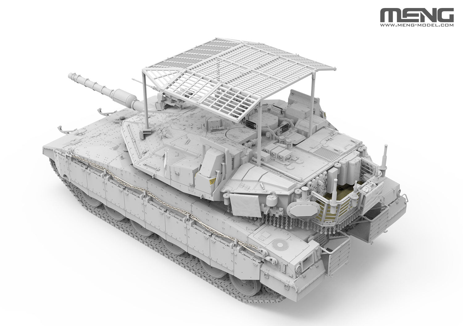 Meng: 1/35 Merkava Mk.4M w/Roof-Mounted Slat Armor
