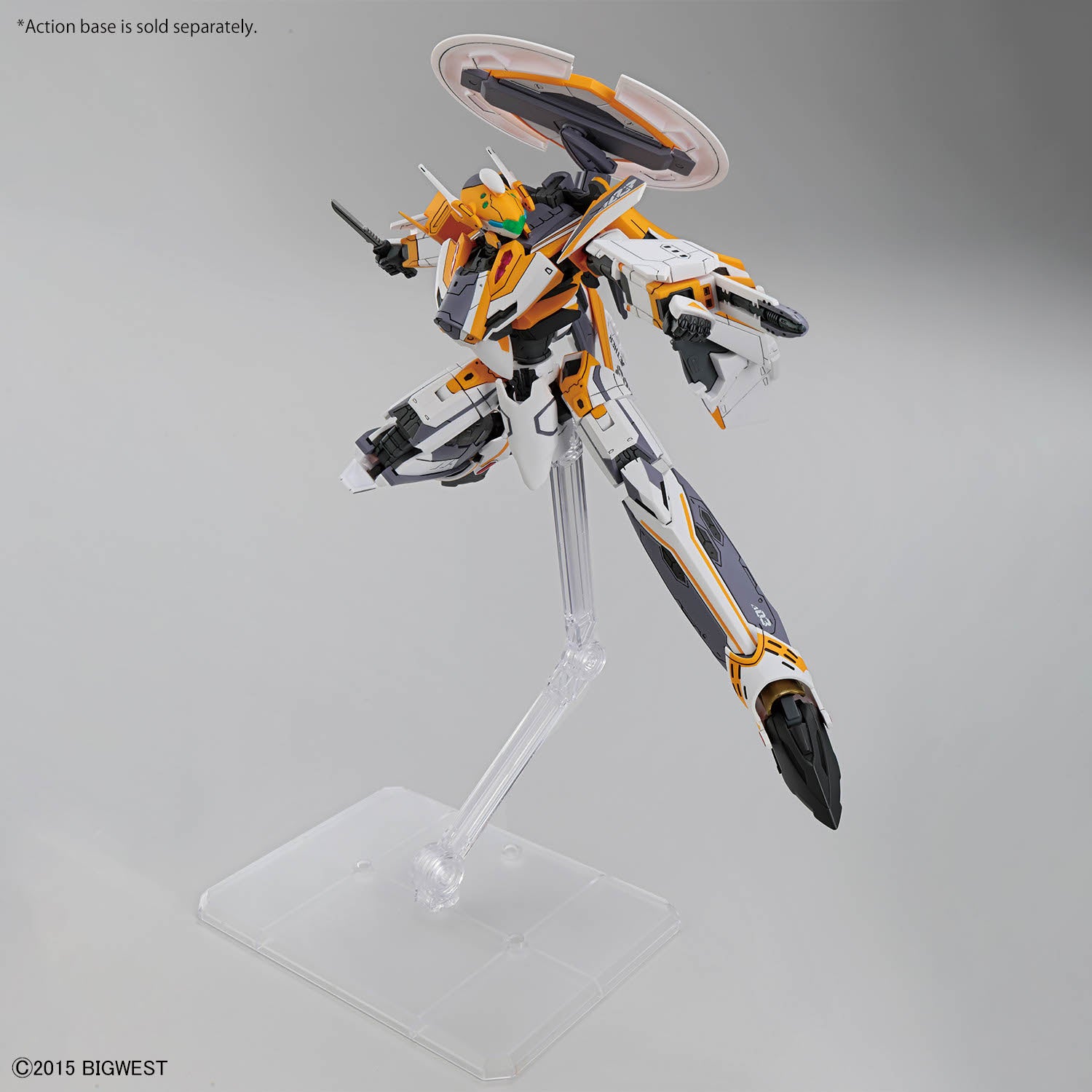 Bandai Macross: HG VF-31E Siegfried (Chuck Mustang Use) Deluxe Set