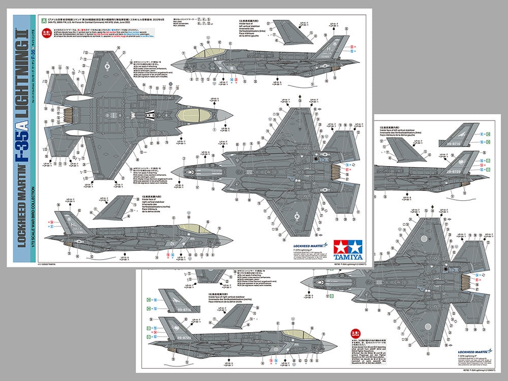 Tamiya: 1/72 Lockheed Martin F-35A Lightning II