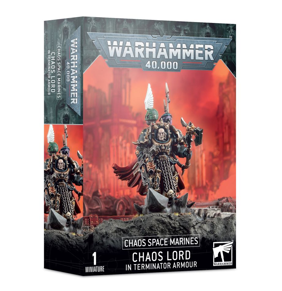 Chaos Space Marines: Sorcerer / Chaos Lord in Terminator Armour