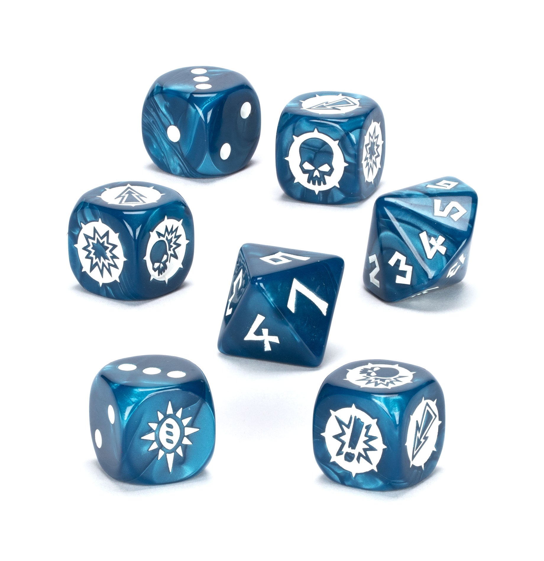 Blood Bowl: High Elf Team Dice Set