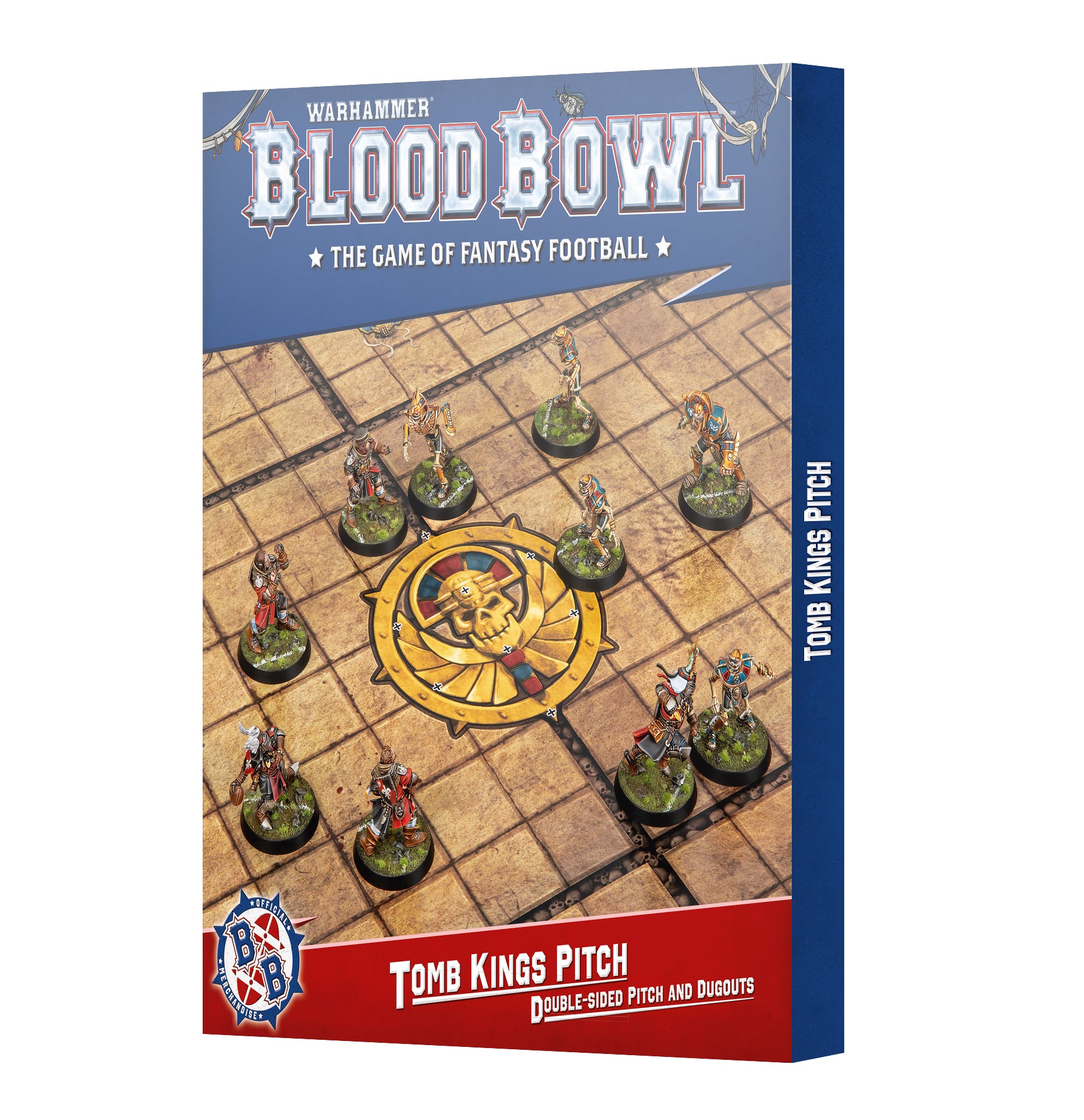 Blood Bowl: Tomb Kings Pitch: Double-sided Pitch and Dugouts Set