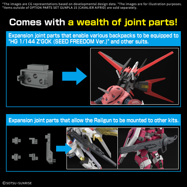HG Option Parts Set Gunpla 15 (Cavalier Aifrid)