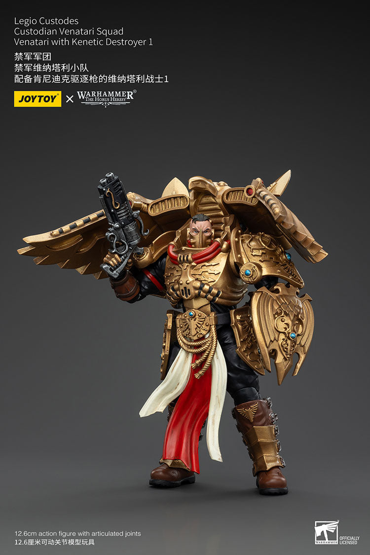 Joytoy: Legio Custodes Custodian Venatari Squad Venatari with Kenetic Destroyer 1