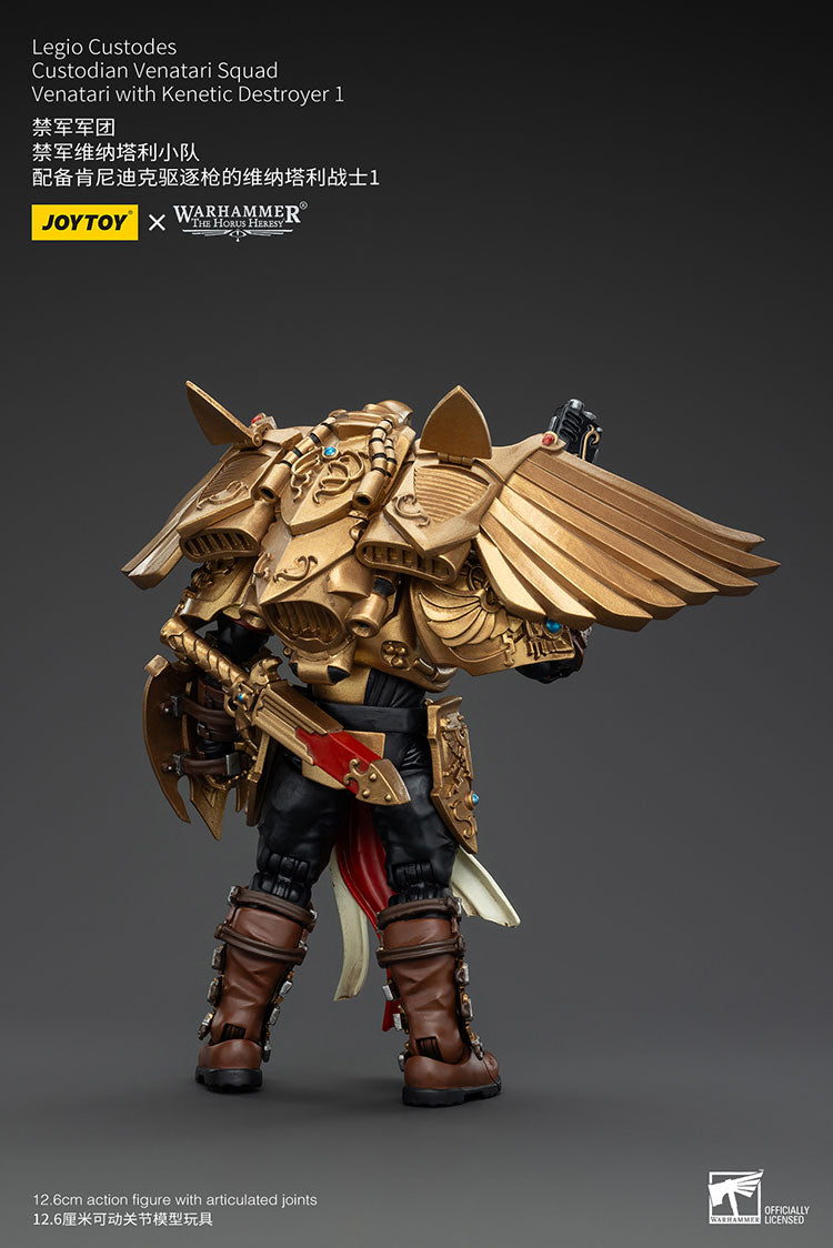 Joytoy: Legio Custodes Custodian Venatari Squad Venatari with Kenetic Destroyer 1